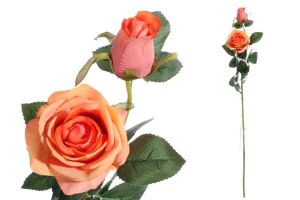 Růže x2 , velikost 68 cm. | fialová, hnědá, oranžová, tmavě růžová, žlutá