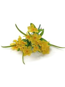Narcis x5, velikost 30 cm. | bílá, světle žlutá, žlutá, žlutooranžová