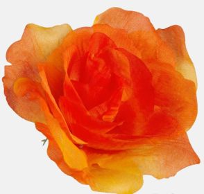 Růže - vazbová květina, velikost 6 cm. - červená
