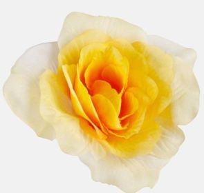 Růže - vazbová květina, velikost 6 cm. - žlutá